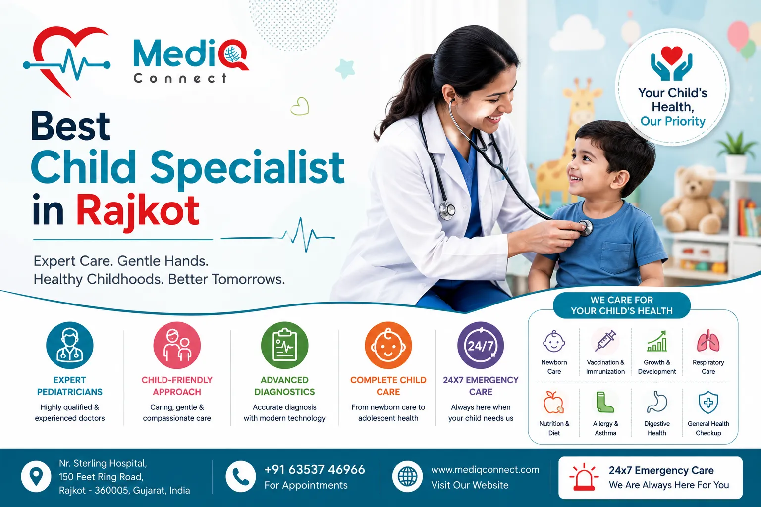 Best Child Specialist in Rajkot: Complete Guide to Paediatricians, Neonatologists & Paediatric Surgeons