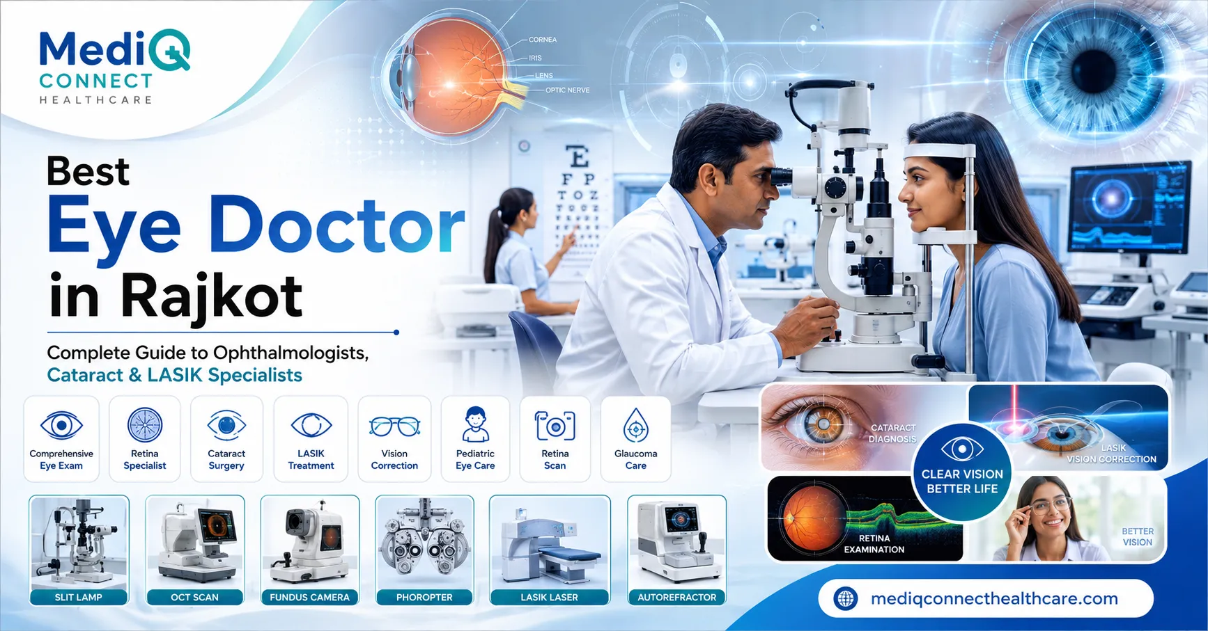 Best Eye Doctor in Rajkot: Complete Guide to Ophthalmologists, Cataract & LASIK Specialists