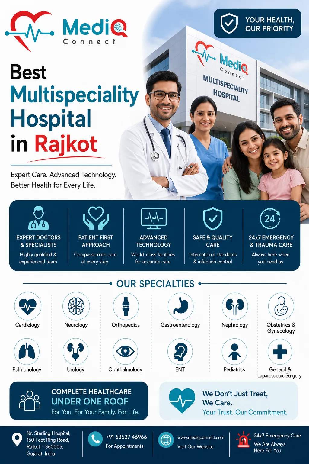 Best Multispeciality Hospital in Rajkot: Complete Guide to Top Hospitals, Specialties & How to Choose (2026)