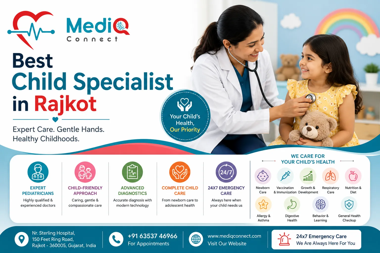 Best Child Specialist in Rajkot: Complete Guide to Paediatricians, Neonatologists & Paediatric Surgeons