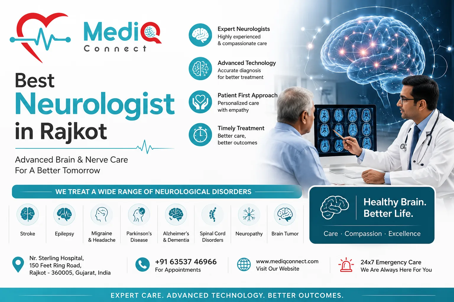 Best Neurologist in Rajkot: Complete Guide to Brain, Nerve & Spine Specialists