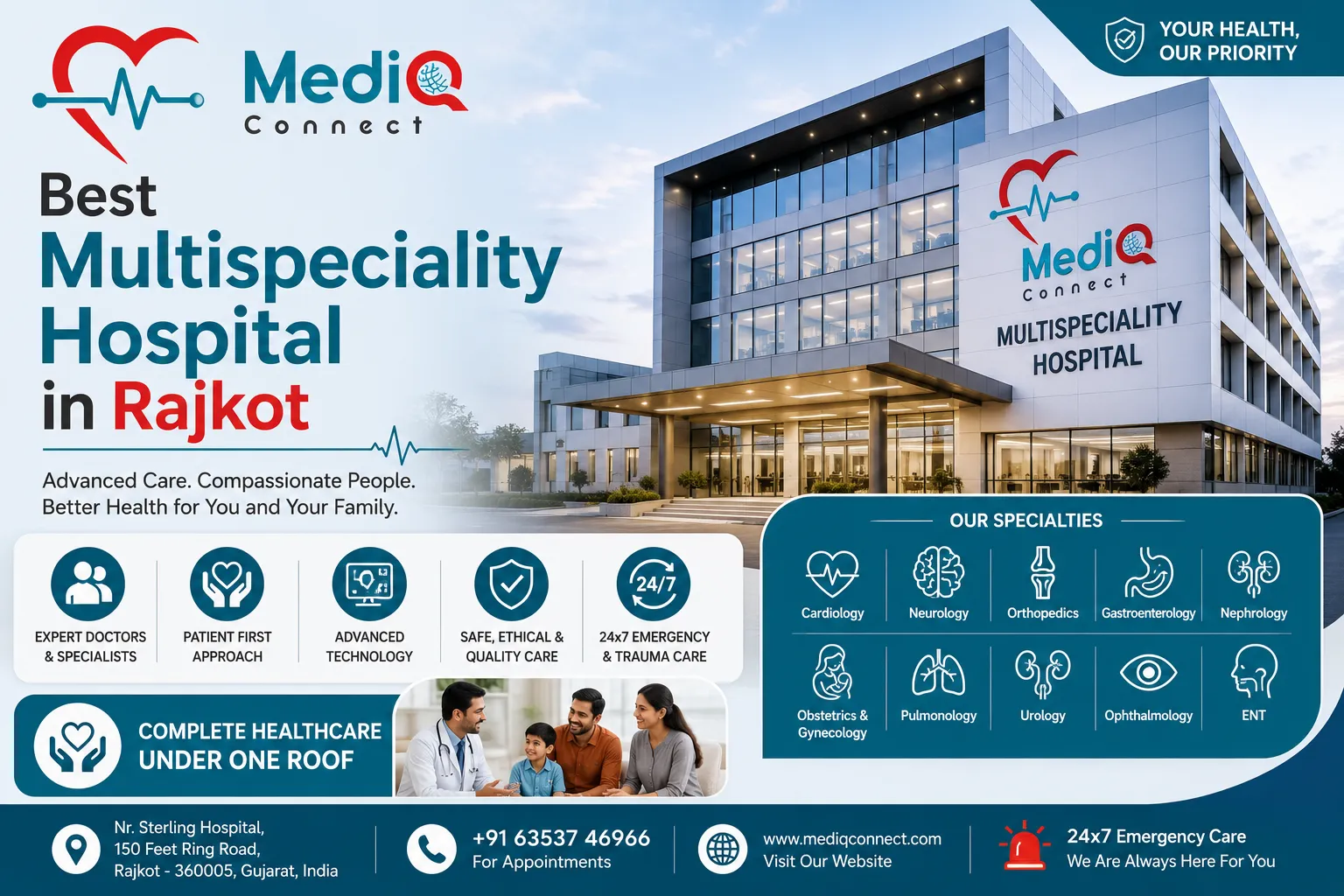 Best Multispeciality Hospital in Rajkot: Complete Guide to Top Hospitals, Specialties & How to Choose (2026)