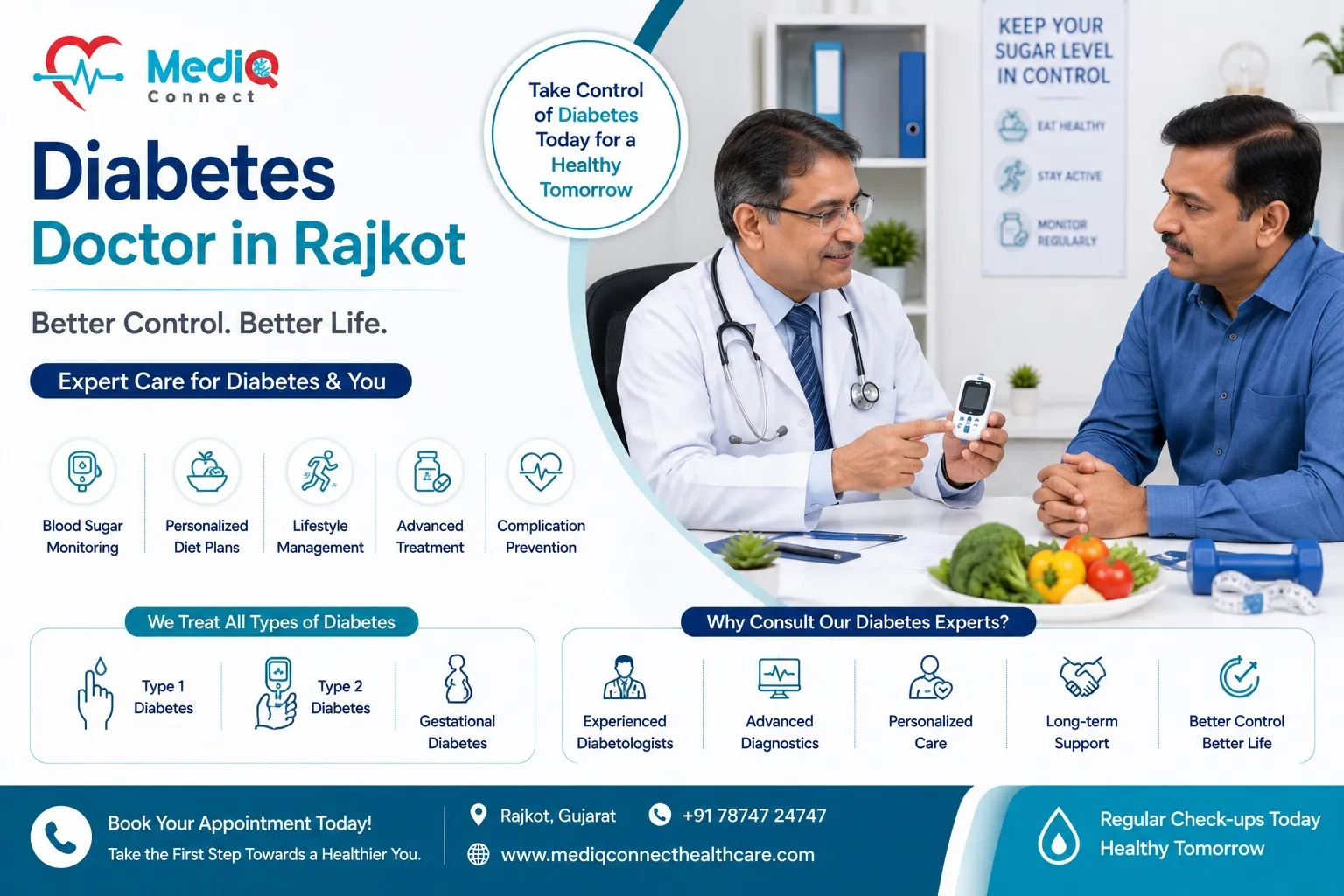 Diabetes Doctor in Rajkot: How to Choose the Right Specialist