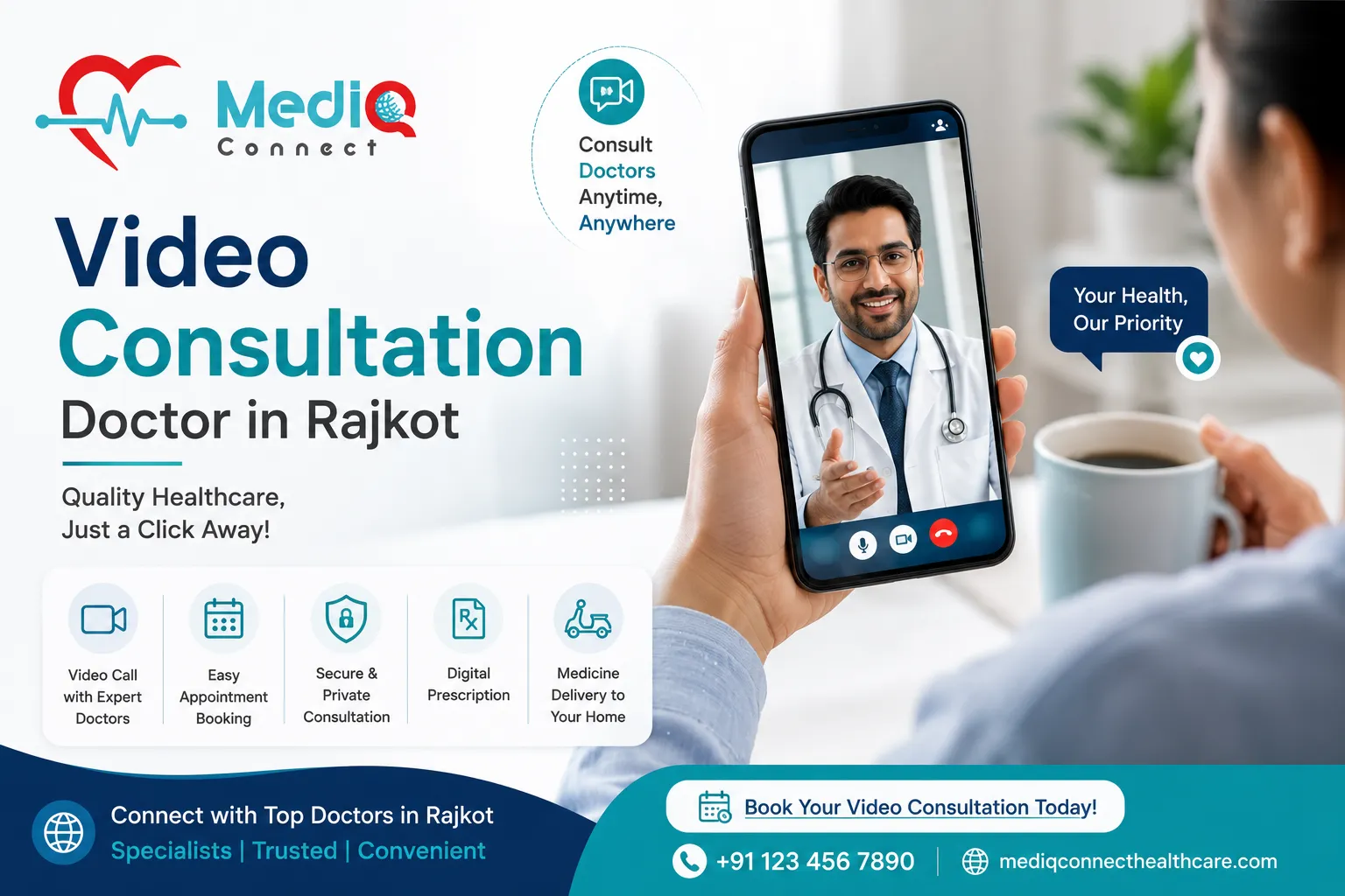 Video Consultation Doctor Rajkot: Your Complete Local Guide to Booking an Online Doctor
