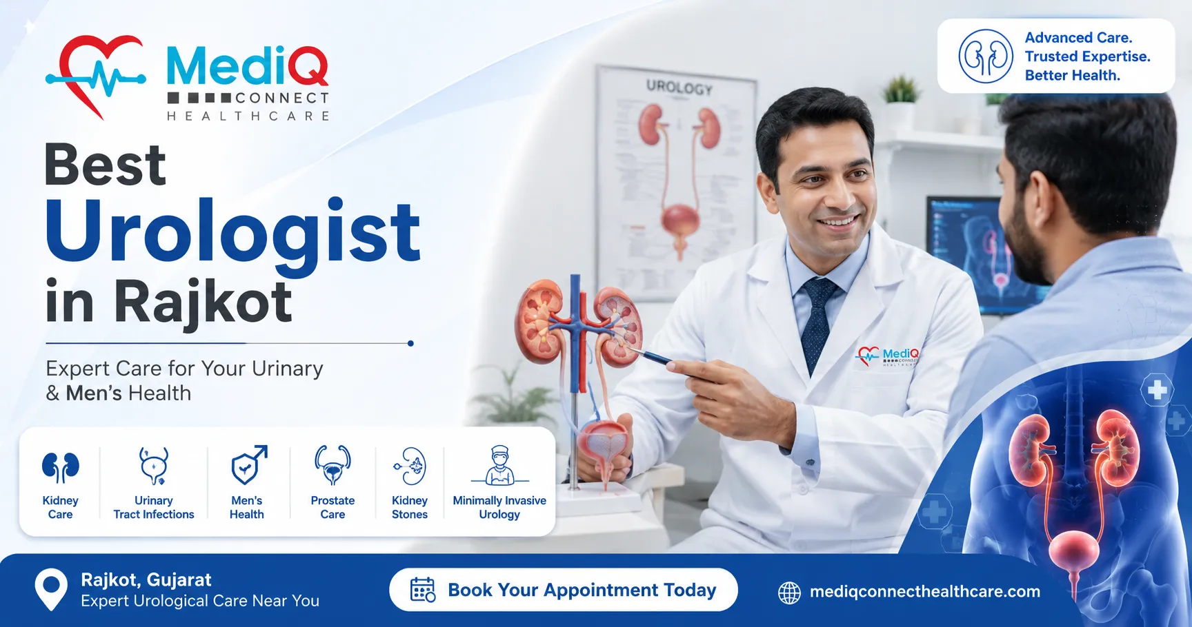 Best Urologist in Rajkot: Your Complete Guide to Expert Urology Care with MediQConnect
